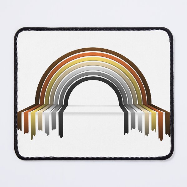 Item preview, Gay Bear Pride Flag 3D Drip Rainbow Design designed and sold by LiveLoudGraphic.