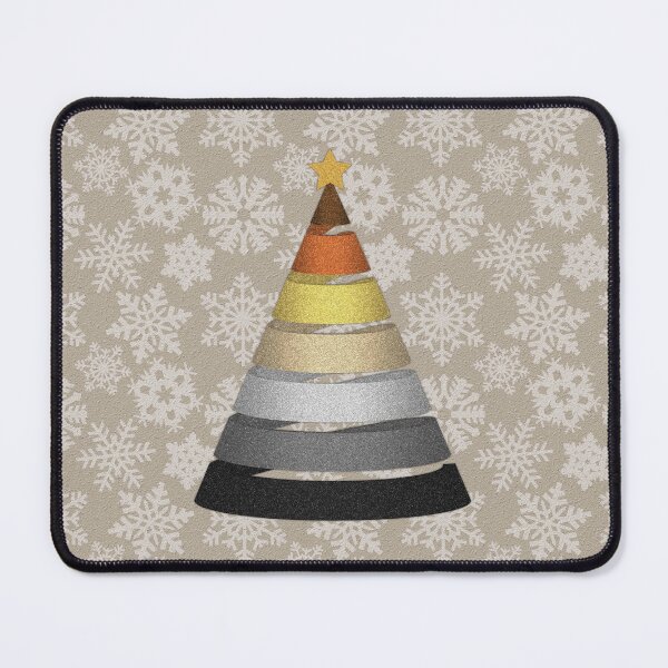 Item preview, Large Spiral Gay Bear Pride Flag Christmas Tree Vector designed and sold by LiveLoudGraphic.