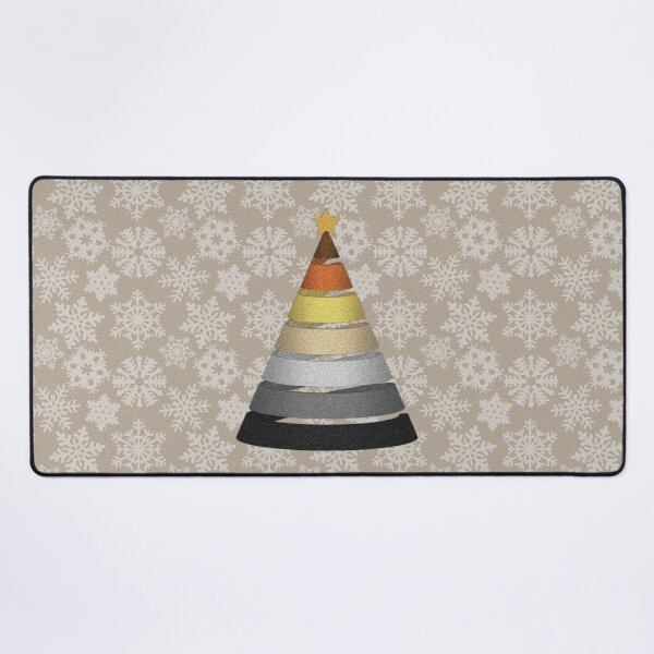 Item preview, Large Spiral Gay Bear Pride Flag Christmas Tree Vector designed and sold by LiveLoudGraphic.