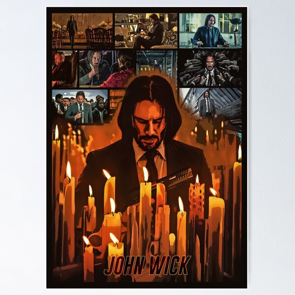 Artikel-Vorschau von John Wick, designt und verkauft von GraphicMystical.