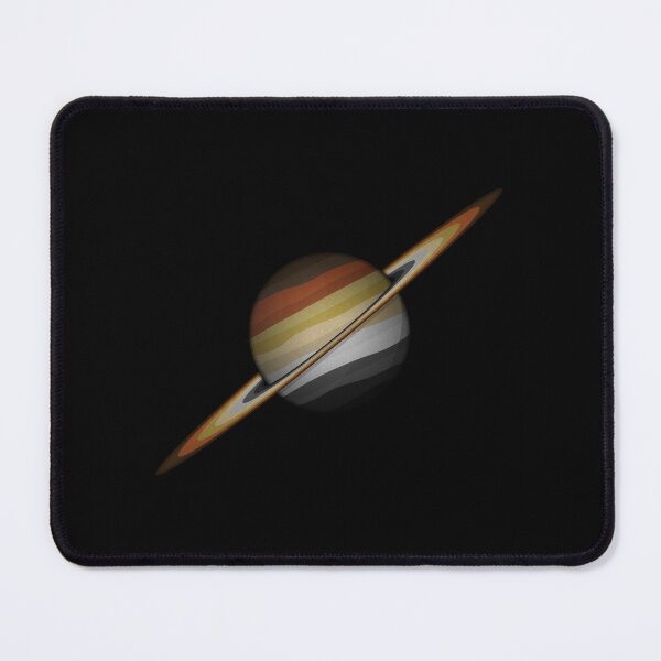 Item preview, Planet and Rings in Gay Bear Pride Flag Colors designed and sold by LiveLoudGraphic.