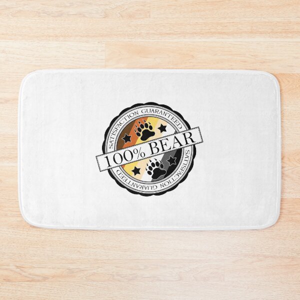 Item preview, 100% Satisfaction Guaranteed Gay Bear Pride Flag Colored Stamp of Approval designed and sold by LiveLoudGraphic.
