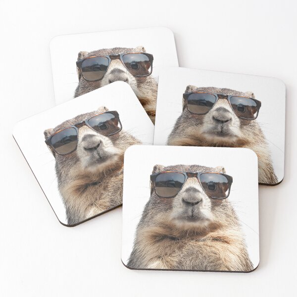 Item preview, Funny cool Groundhog wearing sunglasses designed and sold by LazyOwlStore.