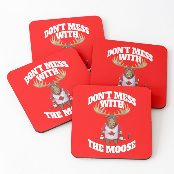 Item preview,  Don’t Mess With the Moose – Angry Canadian Hockey Moose Design designed and sold by BuyCanadian.