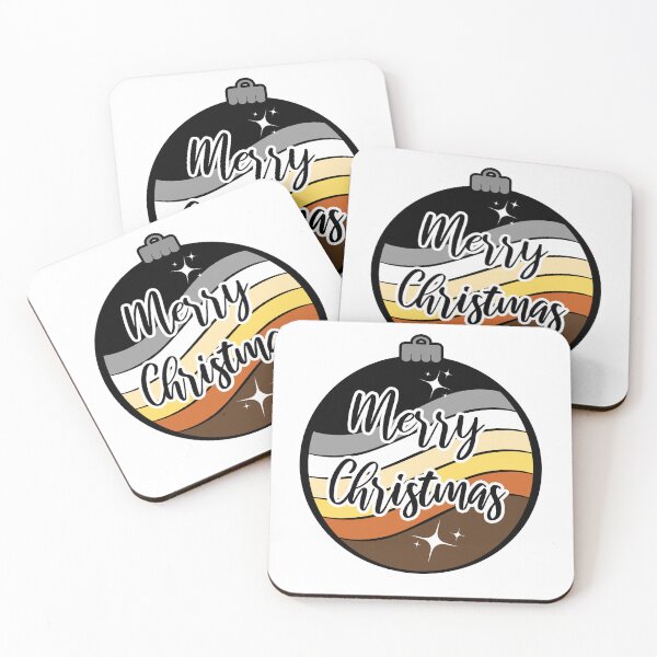 Item preview, Christmas Ornament in Gay Bear Pride Flag Colors designed and sold by LiveLoudGraphic.