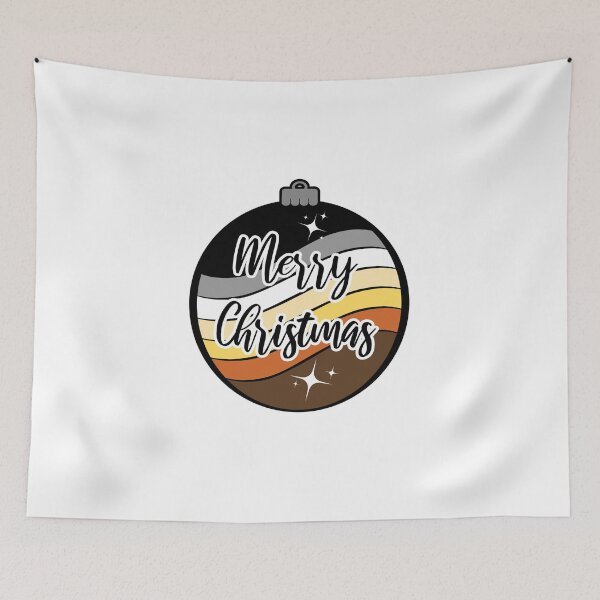 Item preview, Christmas Ornament in Gay Bear Pride Flag Colors designed and sold by LiveLoudGraphic.
