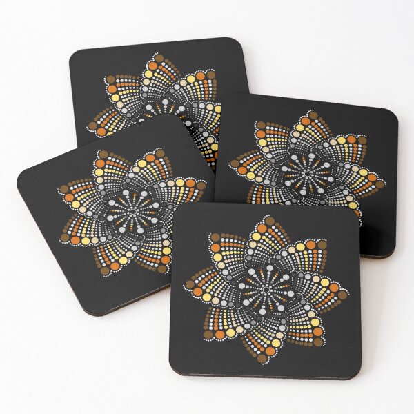 Item preview, Geometric Mandala Dot Art Gay Bear Pride Pattern designed and sold by LiveLoudGraphic.