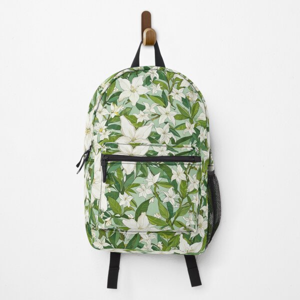 Item preview, White Star Jasmine flower pattern designed and sold by CoolPixels.