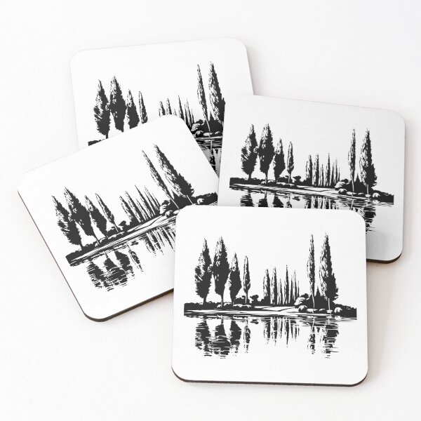 Item preview, Italian Cypress Tree Tuscany Pencil Pine Conifer Plant designed and sold by inkoutninja.
