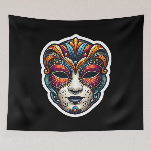 Item preview, Mardi Gras Carnevale Mask designed and sold by PinUpPizzazz.