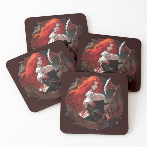 Item preview, Bloodstained Warrior Queen - Dark Fantasy Gothic Art designed and sold by -DEEWOLF-.