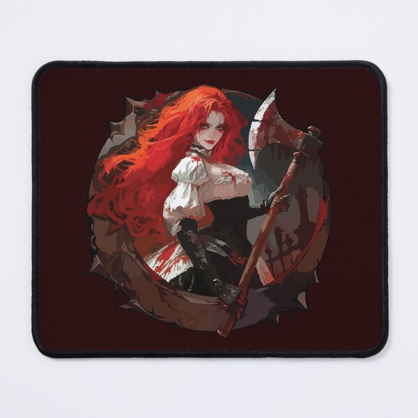 Item preview, Bloodstained Warrior Queen - Dark Fantasy Gothic Art designed and sold by -DEEWOLF-.