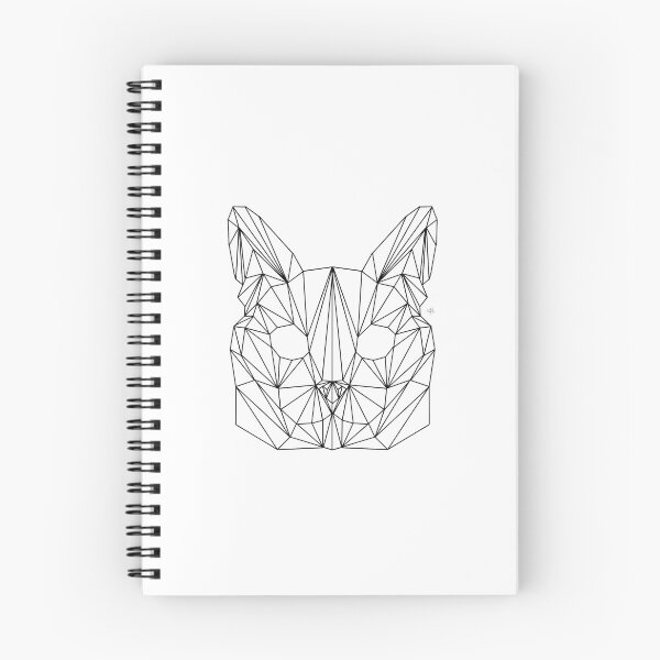 Item preview, Geometric Cat Head - Customizable Design designed and sold by YaraCreatyque.