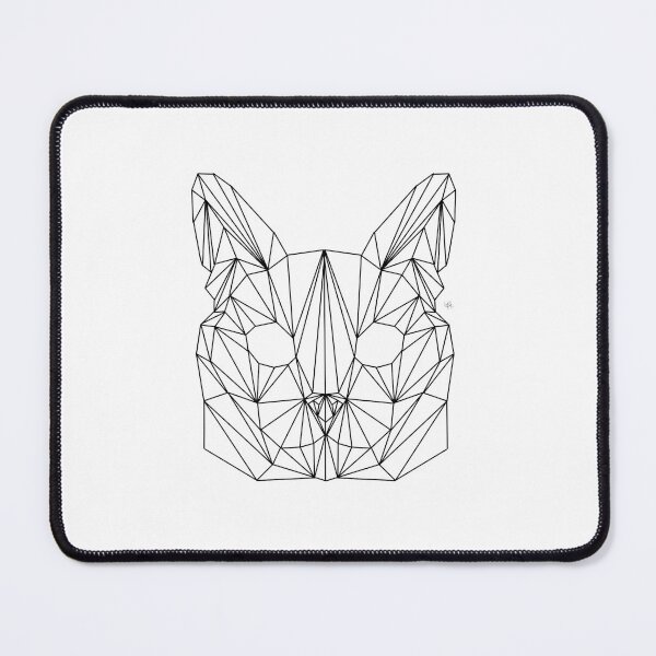 Item preview, Geometric Cat Head - Customizable Design designed and sold by YaraCreatyque.