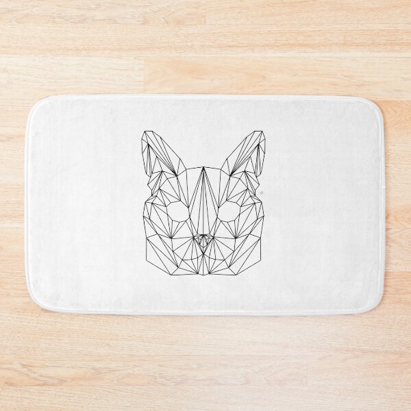 Item preview, Geometric Cat Head - Customizable Design designed and sold by YaraCreatyque.
