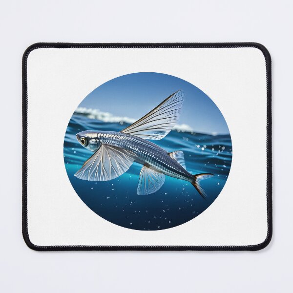 Item preview, flying fish leaping out of the ocean designed and sold by wonderisland.