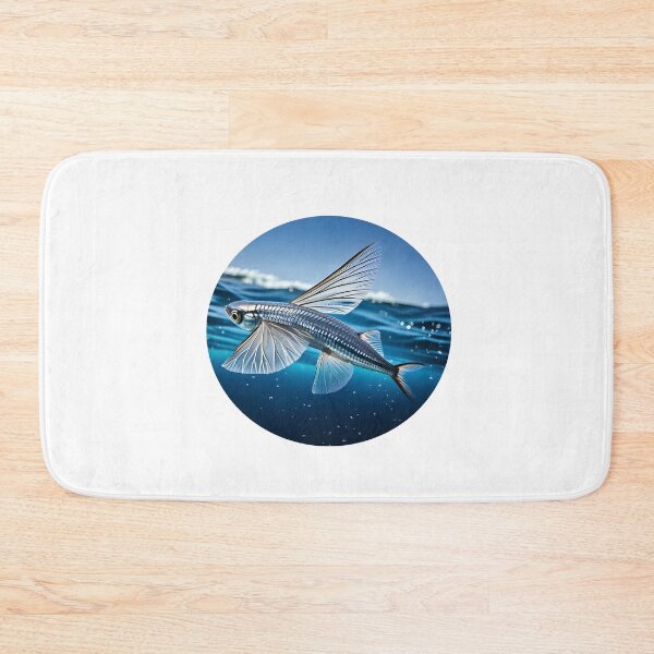 Item preview, flying fish leaping out of the ocean designed and sold by wonderisland.