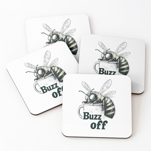 Item preview, Funny bee with coffee – Buzz off designed and sold by GabbyKI261.