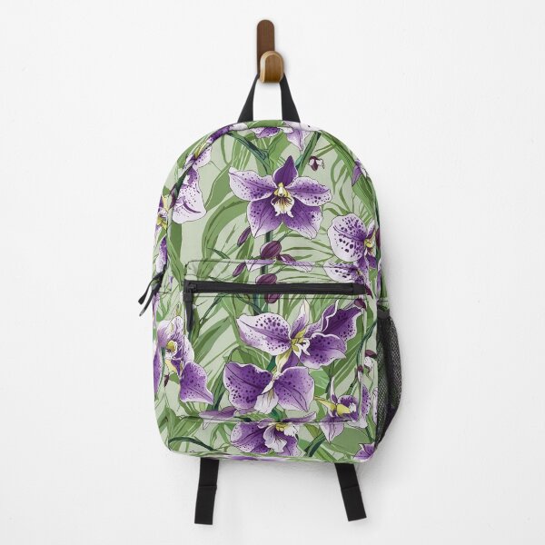 Item preview, Purple Orchids and Verdant Green Background designed and sold by CoolPixels.