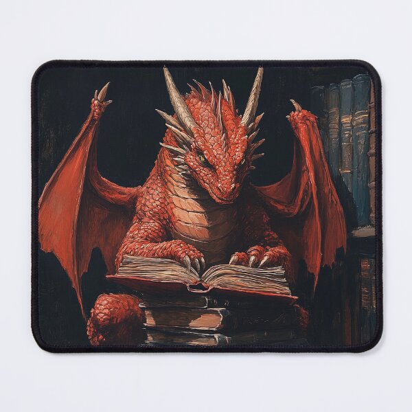 Item preview, Red Dragon Reading Book designed and sold by Art-Max.