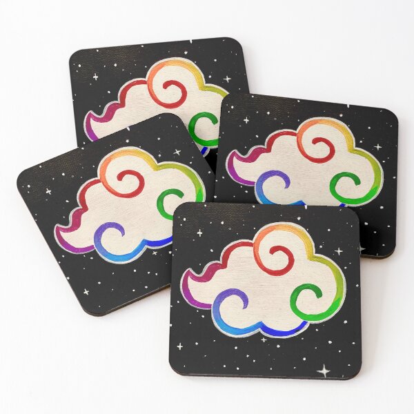 Item preview, Rainbow Cloud Anime Design – Whimsical & Colorful Art designed and sold by MoiyaCreations.