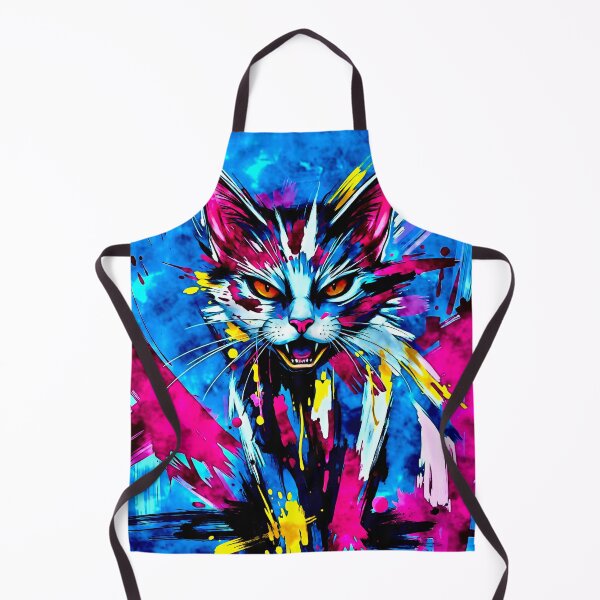 Artikelvorschau, BLUE CYBER NEON CAT entworfen und verkauft von Mark Fischer.