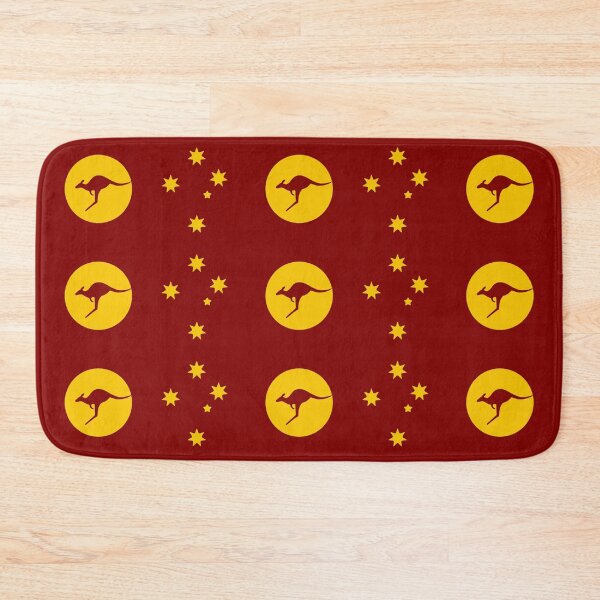 Item preview, Kangaroo Sun alternative flag for Australia. Ochre  designed and sold by Kangaroo Sun.