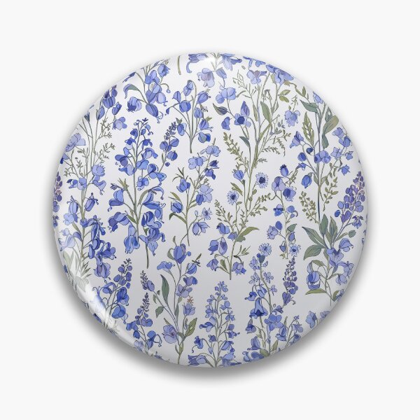 Item preview, Bluebell Flower Seamless Pattern designed and sold by CoolPixels.