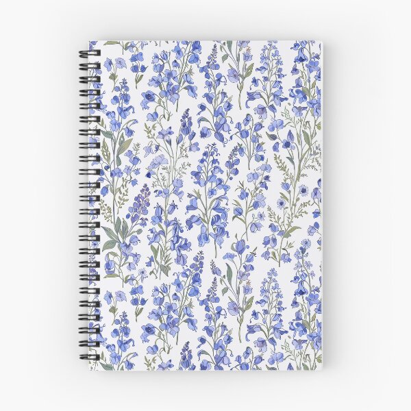 Item preview, Bluebell Flower Seamless Pattern designed and sold by CoolPixels.
