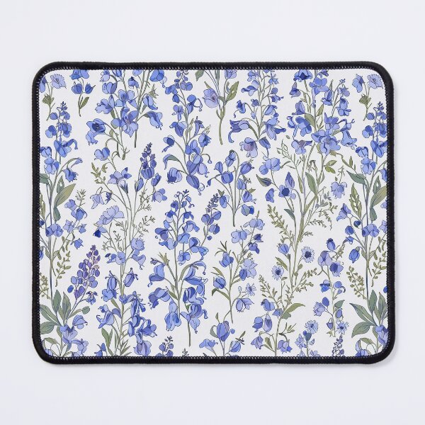 Item preview, Bluebell Flower Seamless Pattern designed and sold by CoolPixels.