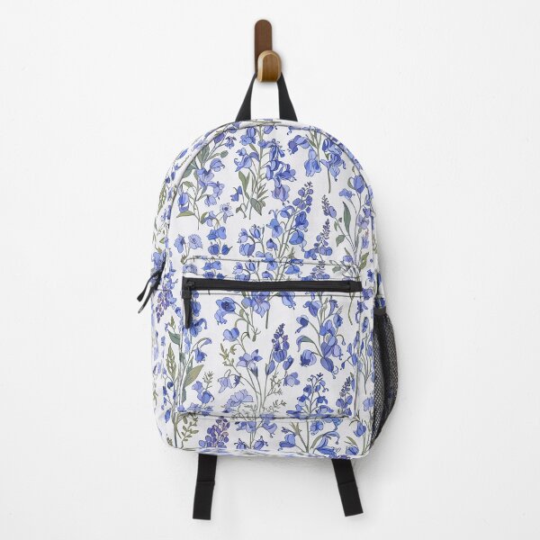 Item preview, Bluebell Flower Seamless Pattern designed and sold by CoolPixels.