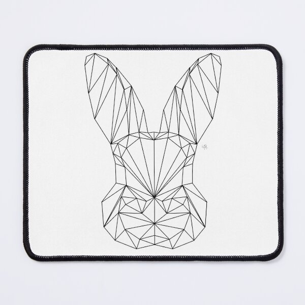 Item preview, Geometric Rabbit Head - Customizable Design designed and sold by YaraCreatyque.