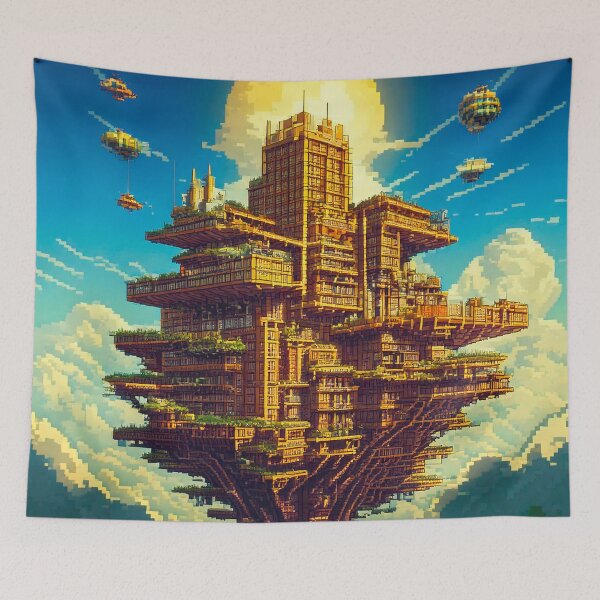 Item preview, City Among the Clouds designed and sold by AleTot.
