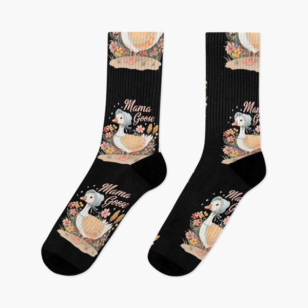 Item preview, Whimsical Vintage "Mama Goose" Farmhouse Design – Cottagecore & Retro Floral Aesthetic designed and sold by Colorful-Garden.