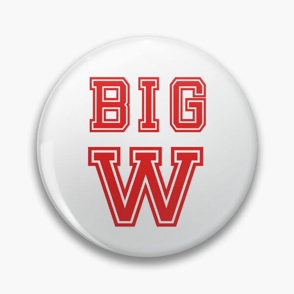 Item preview, "Big W" in red designed and sold by PariSeine.