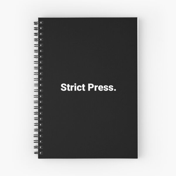 Item preview, Strict Press. designed and sold by Text-based T-Shirts and Gifts.