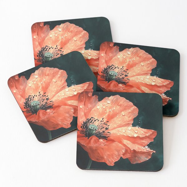Item preview, Red Oriental Poppy Macro designed and sold by laurashawart.