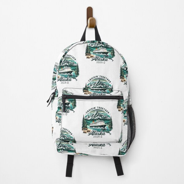 Item preview, Vintage Alaskan Cruise Adventure 2025 – Retro Travel Illustration for Ocean Explorers designed and sold by Colorful-Garden.