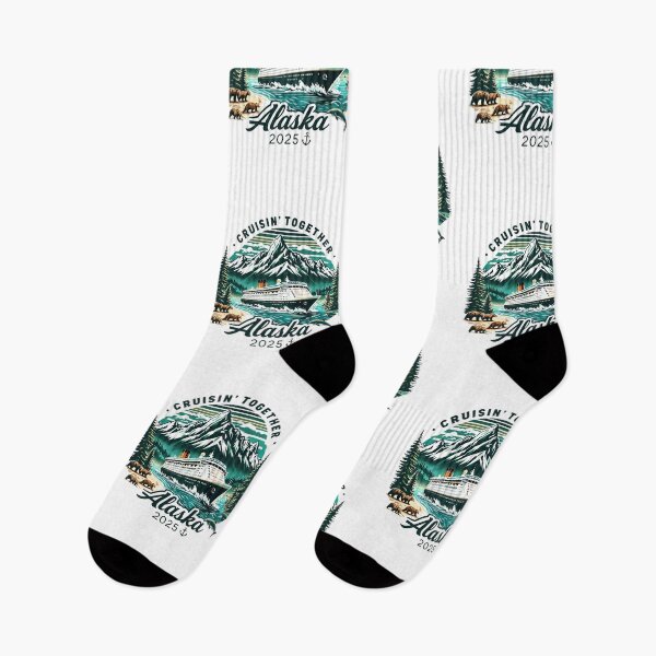 Item preview, Vintage Alaskan Cruise Adventure 2025 – Retro Travel Illustration for Ocean Explorers designed and sold by Colorful-Garden.