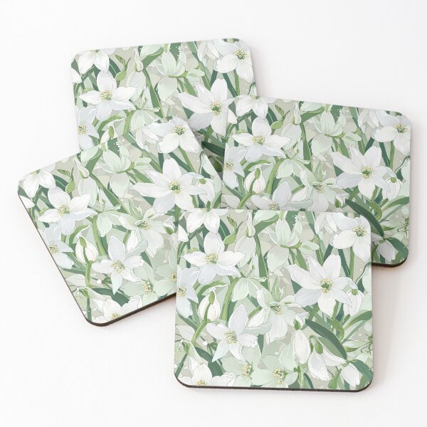 Item preview, Snowdrop Windflower Pattern designed and sold by CoolPixels.