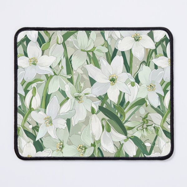Item preview, Snowdrop Windflower Pattern designed and sold by CoolPixels.