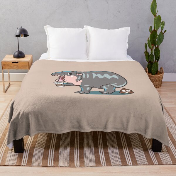 Item preview, Coffee makes me poop Moo Deng designed and sold by Huebucket.