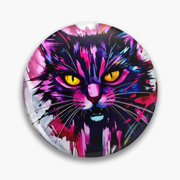 Item preview, PINK CYBER NEON CAT designed and sold by Mark Fischer.