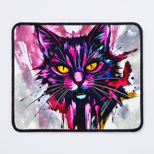 Artikelvorschau, PINK CYBER NEON CAT entworfen und verkauft von Mark Fischer.