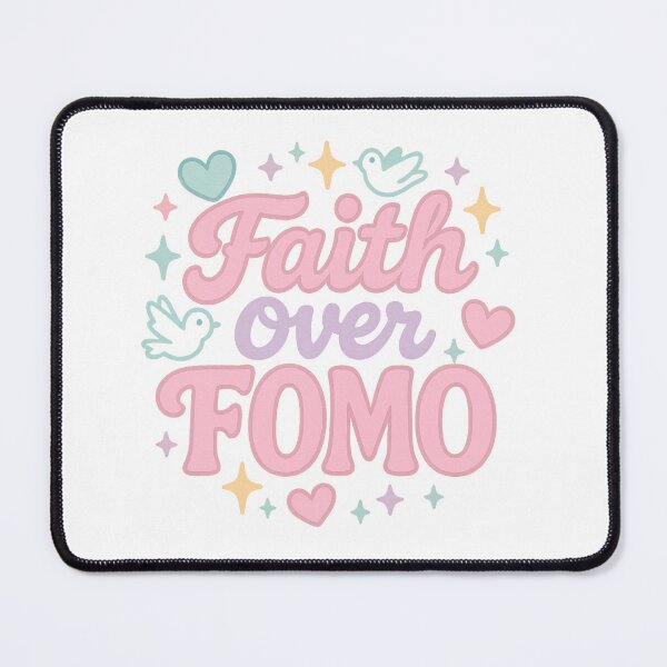 Item preview, Faith Over Fomo designed and sold by Flashy Flamingo.