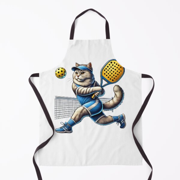 Item preview, Cat Playing Pickleball Kitten Lover Paddleball designed and sold by Kimberley King Art King Art.