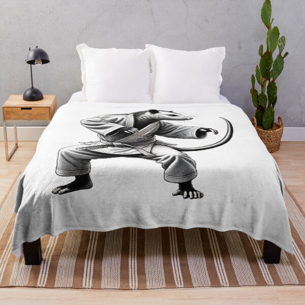 Item preview, Vintage Possum Doing Judo Opossum Lover designed and sold by Kimberley King Art King Art.