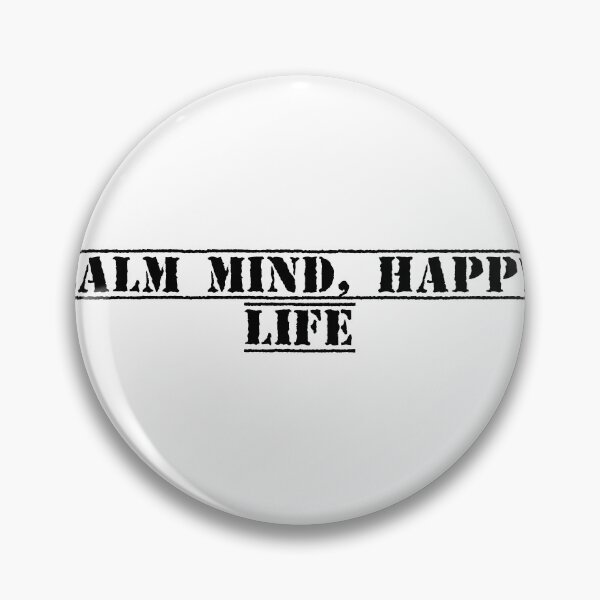 Item preview, Calm Mind, Happy Life designed and sold by Ninjacatoff.
