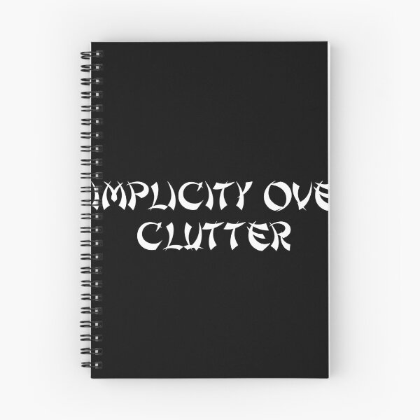 Item preview, Simplicity Over Clutter designed and sold by Ninjacatoff.