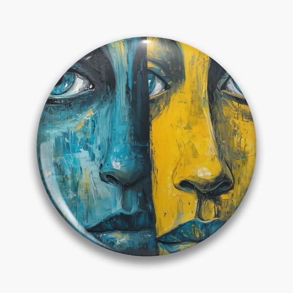 Item preview, 1743 Abstract Faces designed and sold by nikoart001.